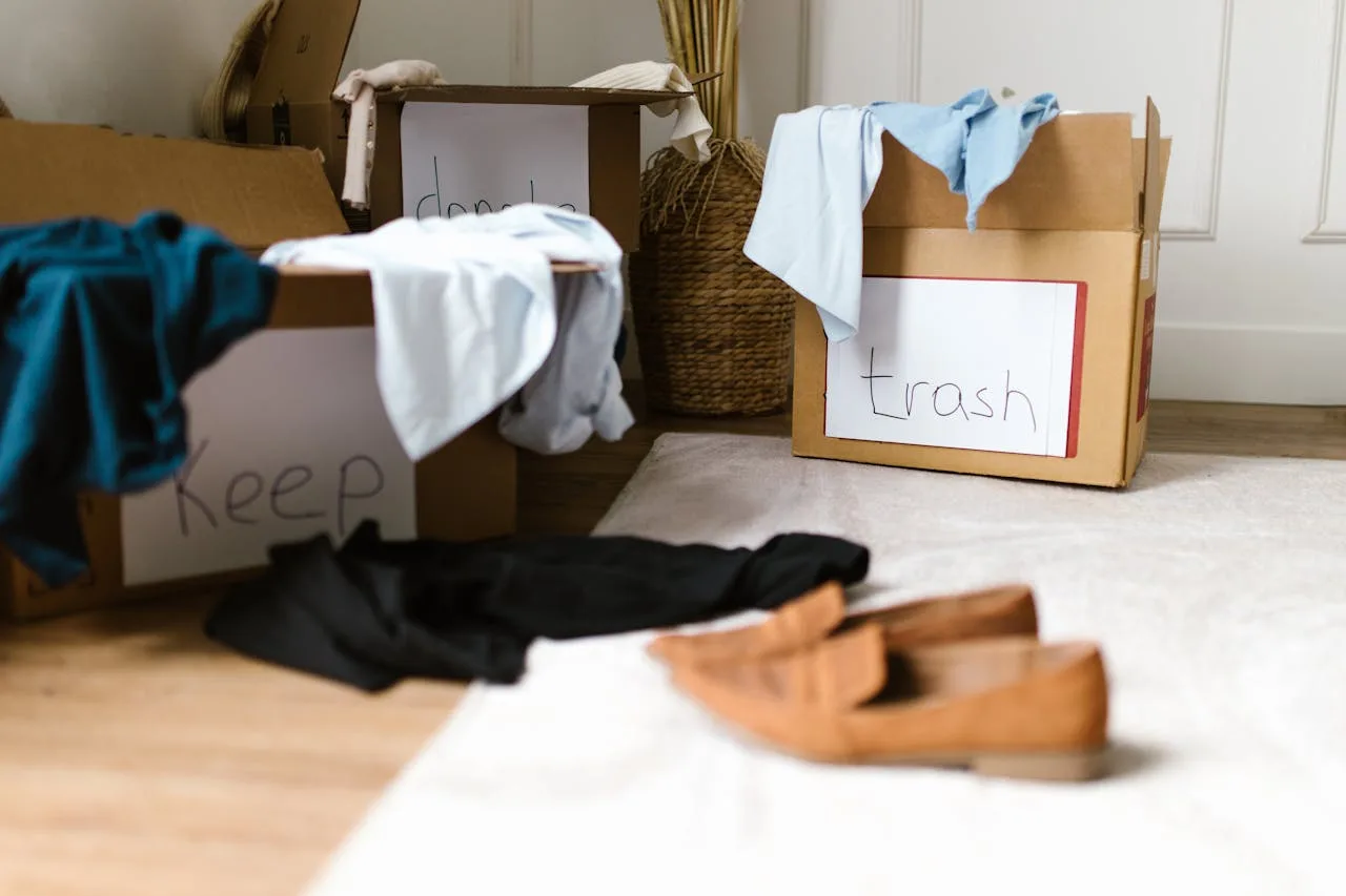decluttering